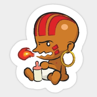 Baby Street Fighters: Dhalsim Sticker